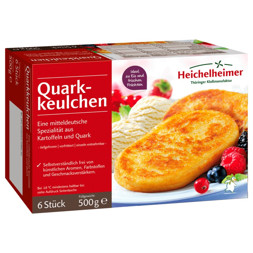 Heichelheimer Thüringer Quarkkeulchen 500g, 6 Stück